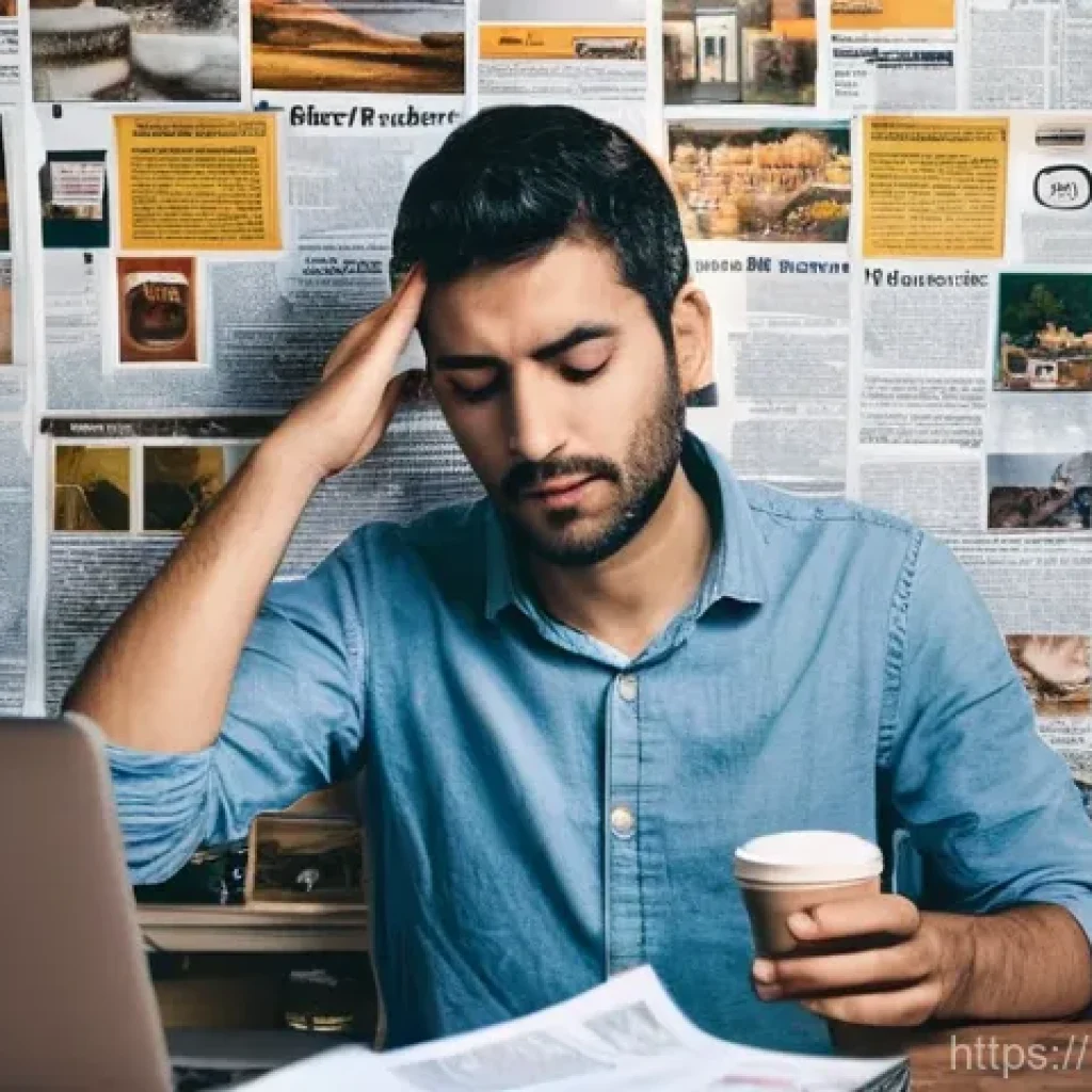 정치이론 - **Prompt 1: The Overwhelmed Citizen in the Digital Age**
"A candid, medium shot of a Portuguese ...