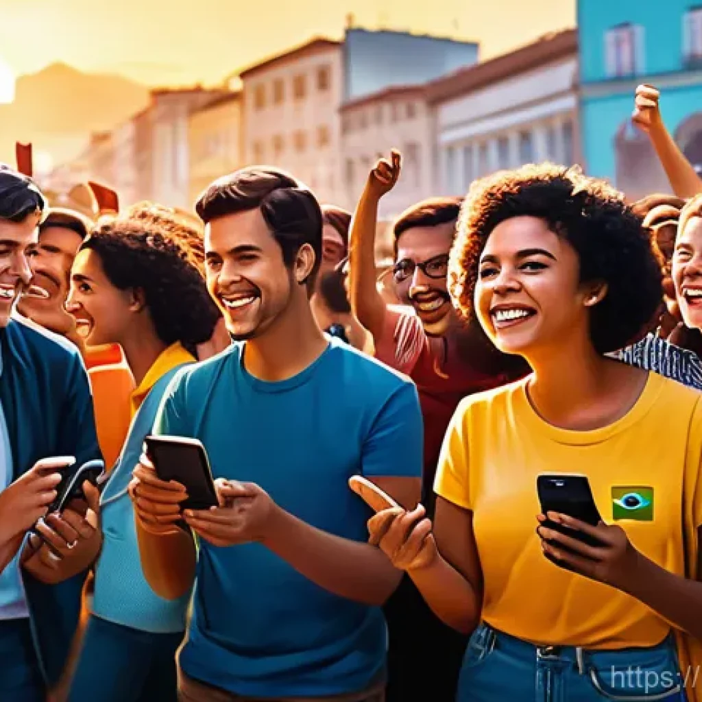 선거와 투표행태 - **Prompt:** A vibrant, dynamic illustration depicting the "Dance of Social Networks on the Political...